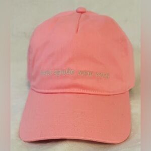 KATE SPADE Logo Cap Grapefruit Soda NEW!